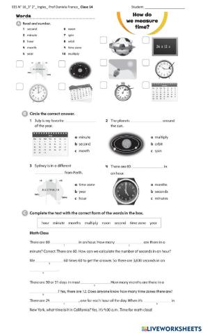 How do we measure time?