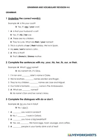 English file beginners 4-6