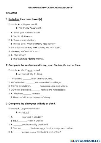 English file beginners 4-6