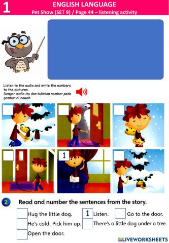 Pet show (9) - listening and topic revision