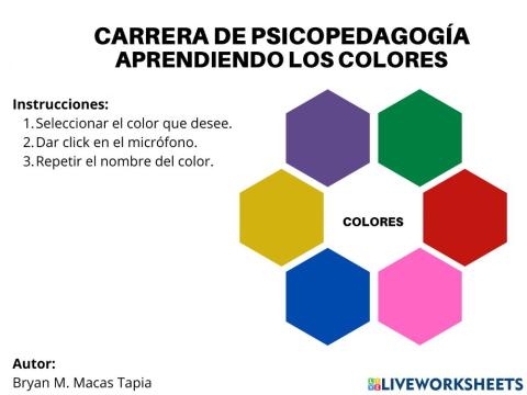 Aprendiendo los colores