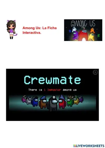 Among Us: La Ficha Interactiva.