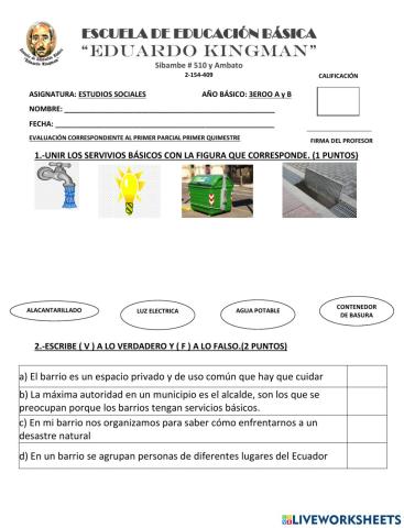 Evaluación de Sociales