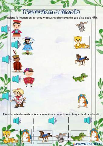 Peruvian animals