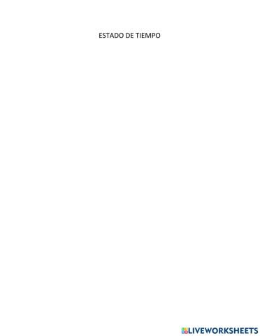 Estado de tiempo