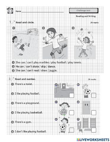 Mid-term test kids 3