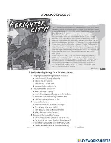 Reading comprehension