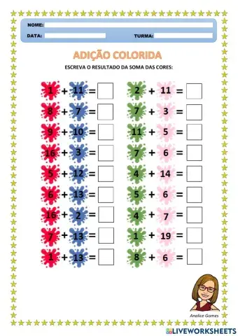 Adição Colorida