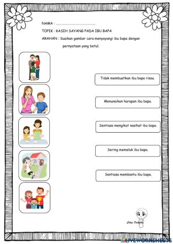 Kasih sayang pada ibu bapa 2