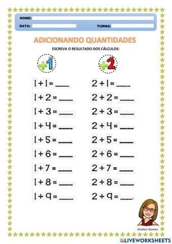 Adicionando Quantidades