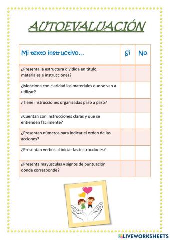Autoevaluación