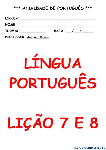 Ativ Português 5 a 10 julho 2021