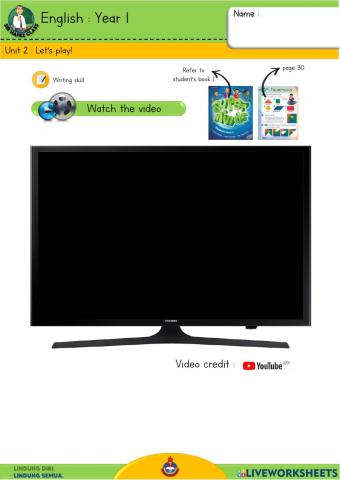 English Y1 - Let's play 12