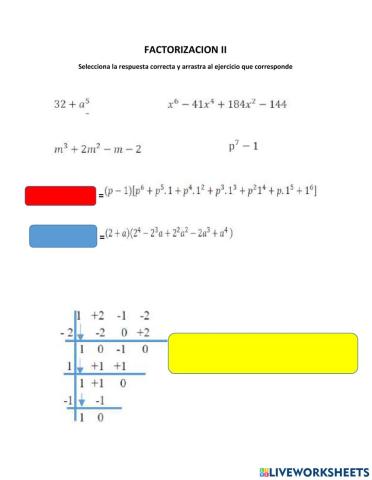 Factorizando potencias n