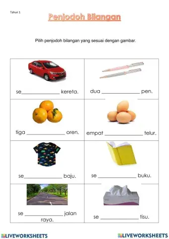Penjodoh Bilangan Tahun 1