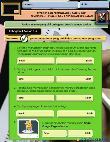 Peperiksaan Pertengahan Tahun Tingkatan 4