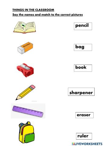 Things in my classroom