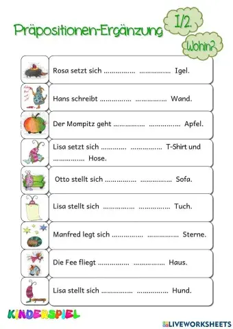 Präpositionen-Ergänzung-Wohin2?