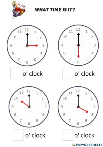 Telling time