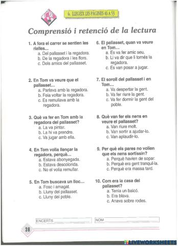 Quina regadora p.46 a 53