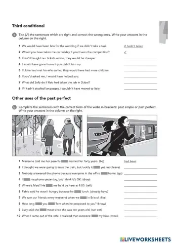 3d conditional and past perfect