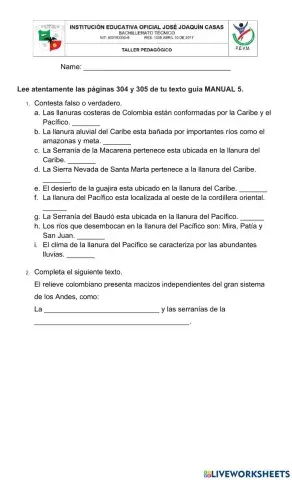 Unidad de llanuras costeras y sistemas perisfericos