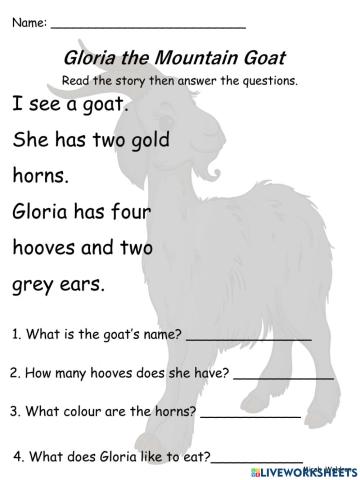 Gloria the Mountain Goat