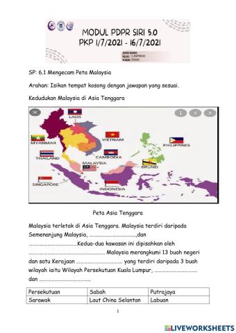 Peta malaysia