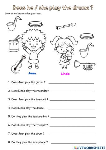 Does she play the guitar ?