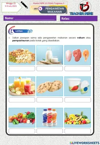 Pembungkusan Vakum dan Pempasteuran