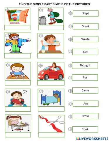Simple Past Irregular Verbs