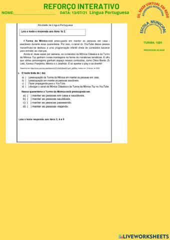 Texto e Interpretação