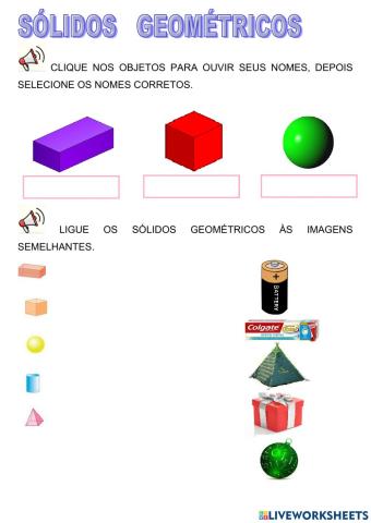 Dúzia e Meia dúzia- sólidos geométricos