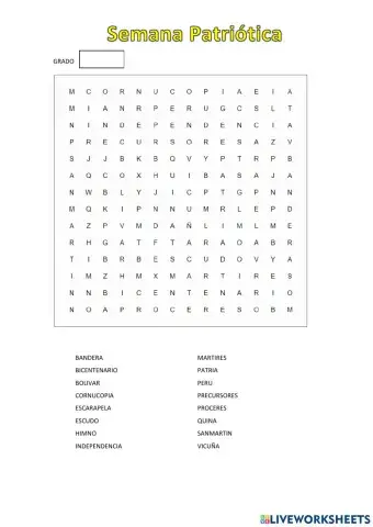 Pupiletras patriotico