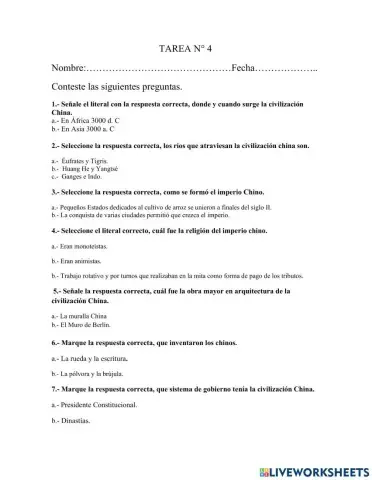 La civilización china