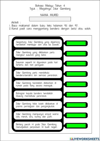 Megahnya Jalur Gemilang