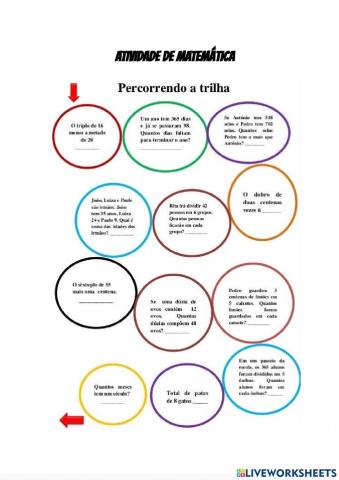 Trilha matemática
