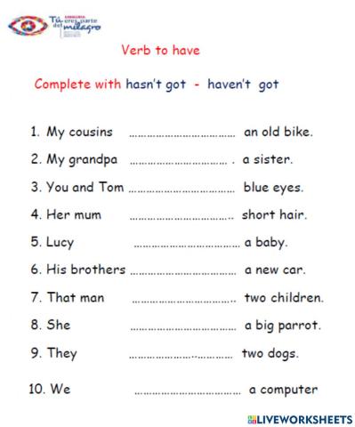 Verb to have