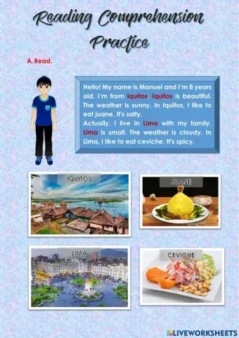 Reading - adjectives