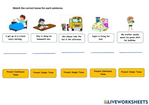 Present simple vs present continuous