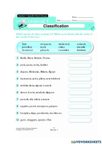 Classification