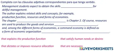 Lar relative clauses