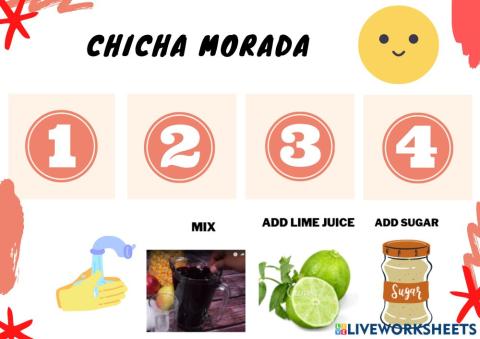 Chicha morada - recipe