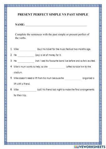 Present perfect vs Past simple