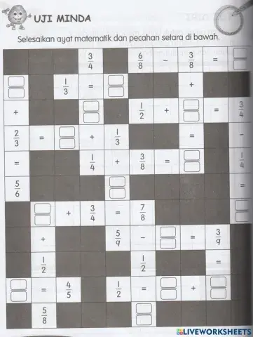 Penyelesaian masalah pecahan