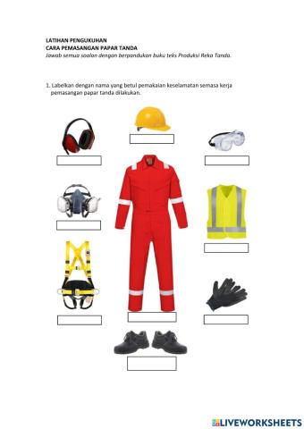 Modul 7 : pemasangan papar tanda