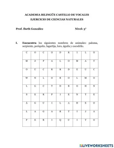 Animales Vertebrados e Invertebrados