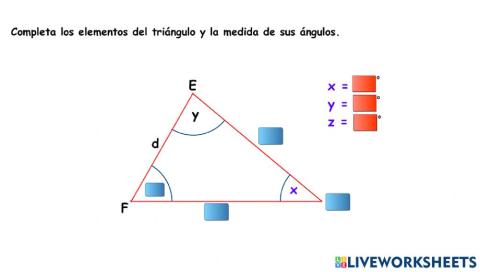 Elementos del triángulo