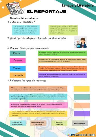 Lengua y Literatura (El reportaje)