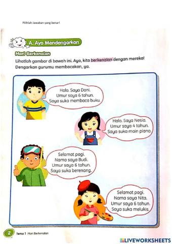 Tugas Bahasa Indonesia P1